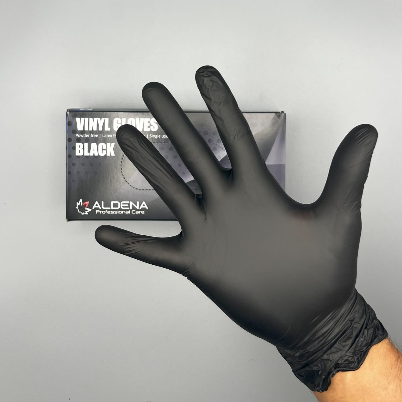 Rukavice vinilne bez pudera 100/1 - Crne