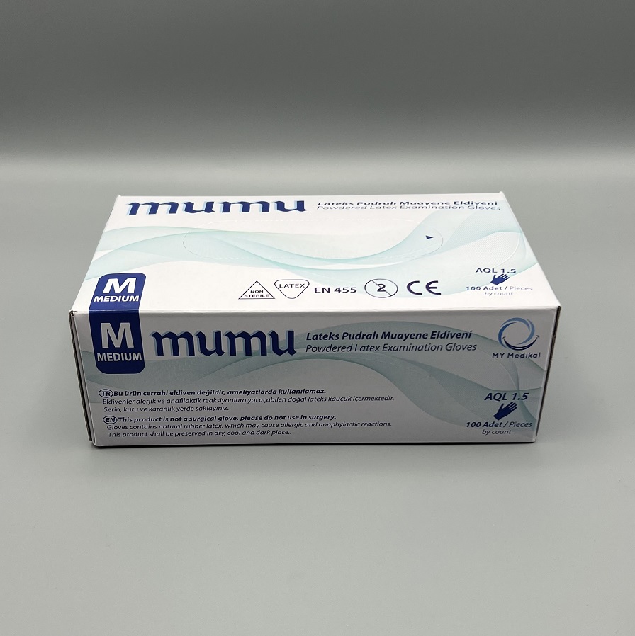 Rukavice latex s puderom 100/1 - Slika 2