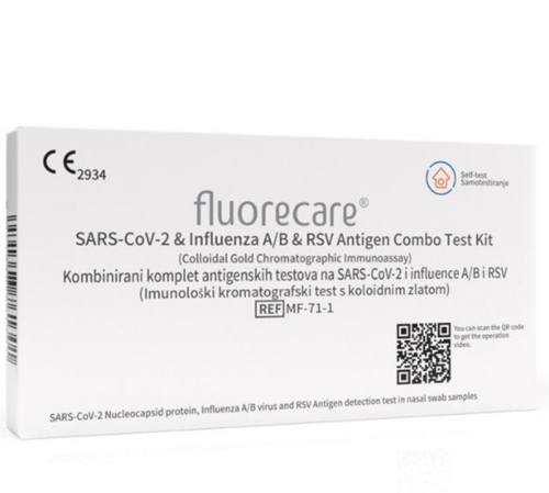 Brzi test - Fluorecare SARS-CoV-2 & Influenza A/B & RSV ANTIGEN COMBO TEST KIT A1